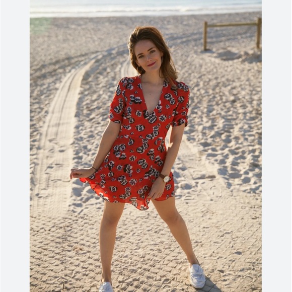 Realisation Par Ozzie Dress Red Sz XS - Picture 4 of 11